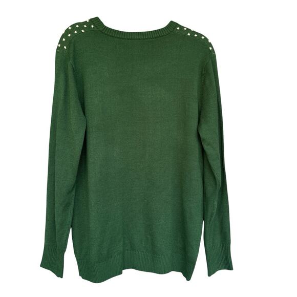 A Christmas Story Ugly Sweater Mens Large Green Fragile Lamp Xmas Festive Party - Picture 2 of 10